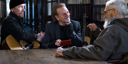 U2 wanted Letterman to “take the piss out of them” for new doc, says Bono