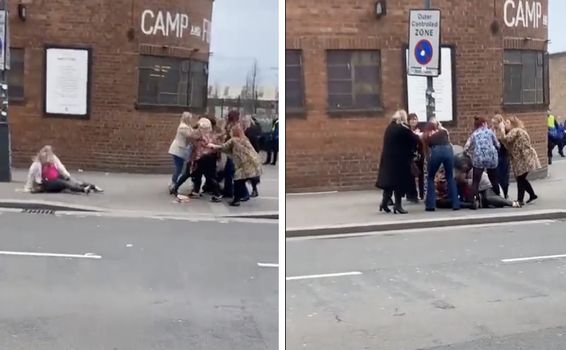 Mother's Day brawl