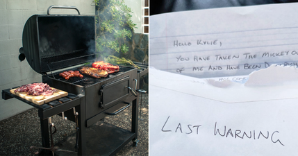 ‘Sick and upset’ vegan sends warning to neighbour over having a barbecue