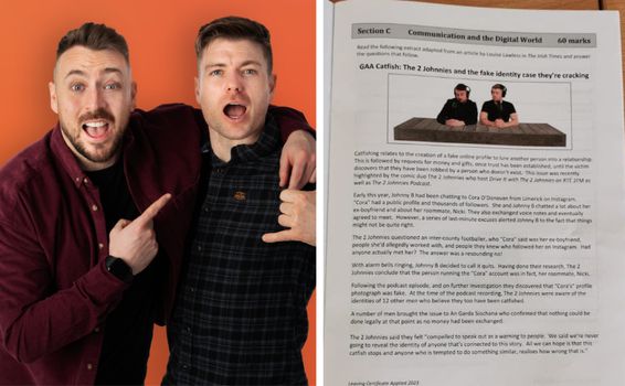 2 Johnnies Leaving Cert question