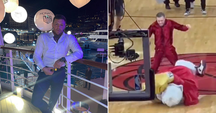 Conor McGregor hospitalises mascot following staged fight