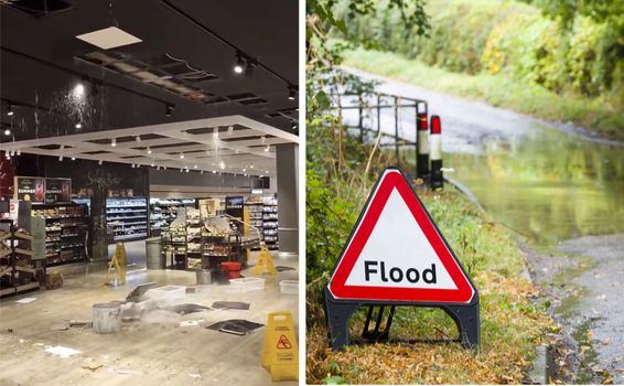 Flooding Dunnes Stores Tralee
