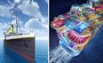 Cruise ship five times the size of the Titanic to carry its first passengers next year
