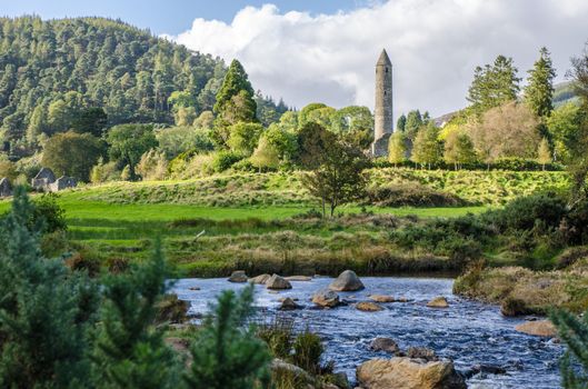 Glendalough deerstone damaged